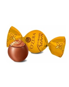Конфеты шоколадные Caramel cream с карамельной начинкой 500 г пакет ПН213 O`zera