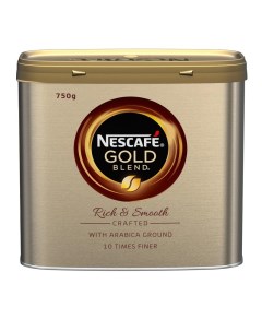 Кофе Gold натуральный растворимый сублимированный с добавлением молотого 750 г Nescafe