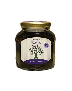Оливки Тассос XL в оливковом масле 340 г Ecogreece