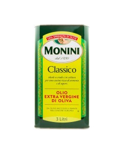 Масло extra virgin оливковое нерафинированное 3 л Monini