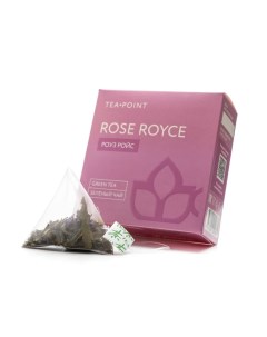 Зеленый чай Роуз Ройс 15 пирамидок Tea point