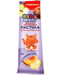 Пастила Kids яблочно персиковые пластинки 18 г Fresh atelie