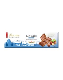 Швейцарский молочный шоколад с фундуком 300г Villars