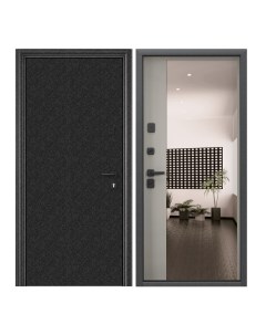 Дверь входная Torex для квартиры стальная Comfort X 880х2100 левый зеркало черный Torex стальные двери