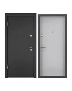 Дверь входная Torex для квартиры металлическая Terminal B 950х2050 левый черный белый Torex стальные двери