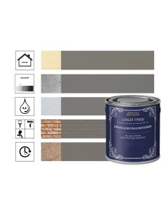 Краска ультраматовая для стен и потолков Антрацит 1л Rust-oleum