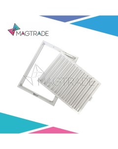 Решетка вентиляционная разъемная 200х300 мм АБС пластик белый 2030RZN Magtrade