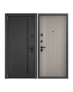 Дверь входная Torex для квартиры металлическая Comfort X 950х2050 левый черный Torex стальные двери