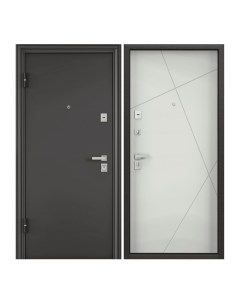 Дверь входная Torex для квартиры металлическая Defender X 950х2050 левый серый Torex стальные двери