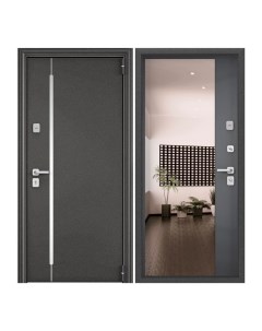 Дверь входная Torex для квартиры стальная Comfort X 880х2050 правый зеркало серый Torex стальные двери