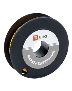 Маркер кабельный PROxima 6 0 мм2 1 plc KM 6 1 350 шт ЕС 3 Ekf