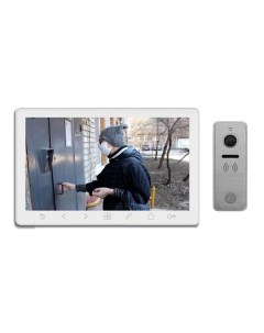 Комплект видеодомофона Prime HD SE белый и iPanel 2 HD металл Tantos