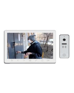 Комплект видеодомофона Prime HD SE белый и iPanel 2 HD белая Tantos