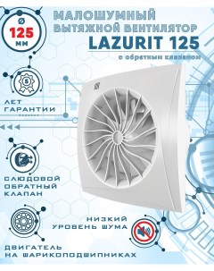 Lazurit 125 вентилятор вытяжной диаметр 125 мм Zernberg