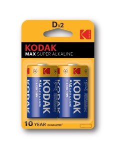 Батарейка Lr20 Bl 2 Max арт 30952843 RU1 Kodak