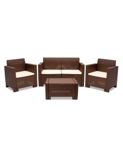 Италия Комплект мебели NEBRASKA 2 Set диван 2 кресла и стол венге Bica