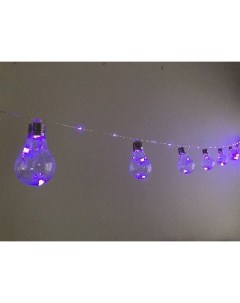Световая гирлянда новогодняя Лампочки Se bulbs 380p 3 м фиолетовый Funray