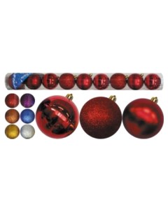 Набор шаров на ель Е0483 5 см 16 шт цвет в ассортименте Snowmen