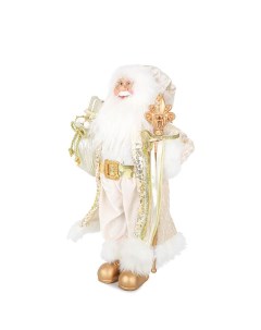 Новогодняя фигурка Дед Мороз в Длинной Золотой Шубке MT 21838 45 50x26x45 см Maxitoys