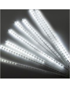 LED гирлянда уличная Тающие сосульки SE TUBE 848W 384ламп хол бел IP44 прозр шн 2м Funray