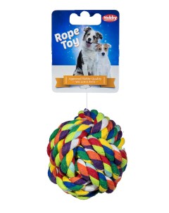 Мяч плетеный для собак разноцветный 7 5 см Nobby