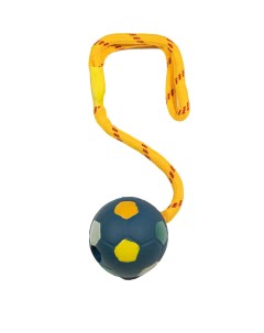 Игрушка для собак Мяч на веревке 6 5см резина Nobby