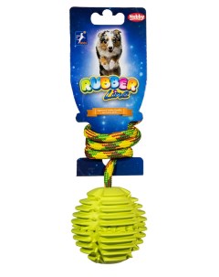 Игрушка для собак Мяч рельефный 7 5см резина зеленый Nobby