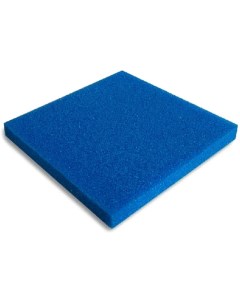 Губка для аквариумного фильтра синяя пенополиуретан PPI 30 10x100x100 см Roof foam