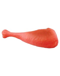 Жевательная игрушка для собак Куриная ножка красный 16 см Зооник