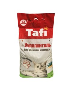 Наполнитель для кошачьего туалета комкующийся 3 9 кг Тафи