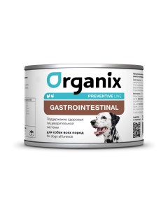 Влажный корм для собак Preventive Line для пищеварения с индейкой 12 шт по 240 г Organix