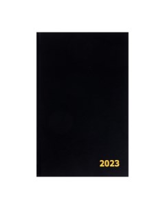 Ежедневник датированный 2023г А5 168л б вин Черный Calligrata