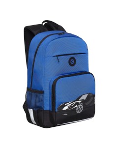 Рюкзак школьный RB 355 1 1 черный синий Grizzly