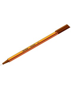 Ручка капиллярная Rapido коричневая 0 4мм трехгранная Berlingo