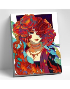 Картина по номерам 40 x 50 см Огненная 27 цветов Molly