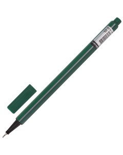 Ручка капиллярная Aero 0 4мм трехгранная темно зеленая 12шт 142251 Brauberg