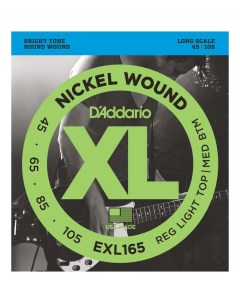 Струны для бас гитары D ADDARIO EXL165 D`addario