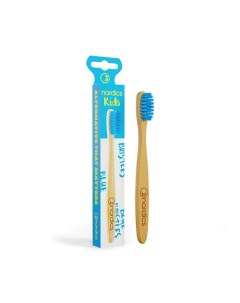 Зубная щетка детская бамбуковая Blue Bristles Nordics