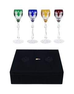 Набор из четырех фужеров для вина Царь Faberge