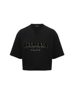 Хлопковая футболка Balmain