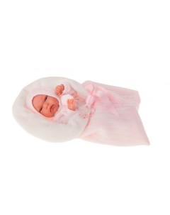 Кукла младенец Эльза в розовом 33 см Munecas antonio juan