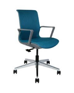 Офисное кресло Некст 8002C 2SNH cian HY60214 синяя ткань темно серый пластик Norden
