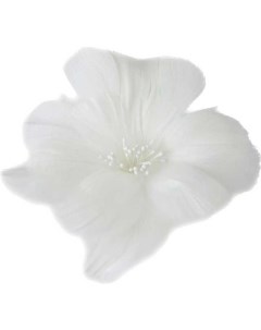 Елочное украшение Белый цветок Valma
