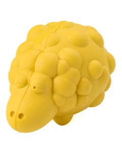 Игрушка для собак овечка с пищалкой желтая с ароматом сливок 8 5 12 см Mr.kranch