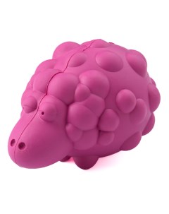 Игрушка для собак овечка с пищалкой розовая с ароматом бекона 8 5 12 см Mr.kranch
