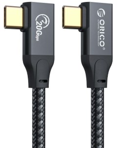 Кабель интерфейсный CSL32 20 BK BP USB Type C m Type C m USB3 2 Gen2 2 20 Гбит с 100 Вт 2 м черный Orico