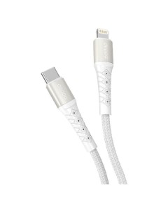 Дата кабель Deppa Armor USB C Lightning 1м белый 72517 Armor USB C Lightning 1м белый 72517