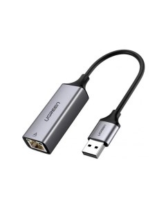 Сетевая карта Хаб USB CM209 USB to RJ45 Ethernet Adapter Aluminum Case Space Gray 50922 Ugreen