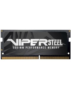 Модуль памяти Viper Steel DDR4 SO DIMM 2400MHz PC4 19200 CL15 8Gb PVS48G240C5S Patriot memory