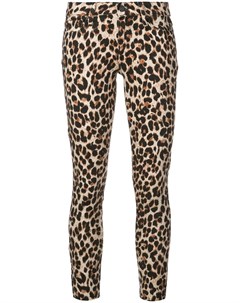 Paige джинсы скинни с леопардовым принтом нейтральные цвета Paige